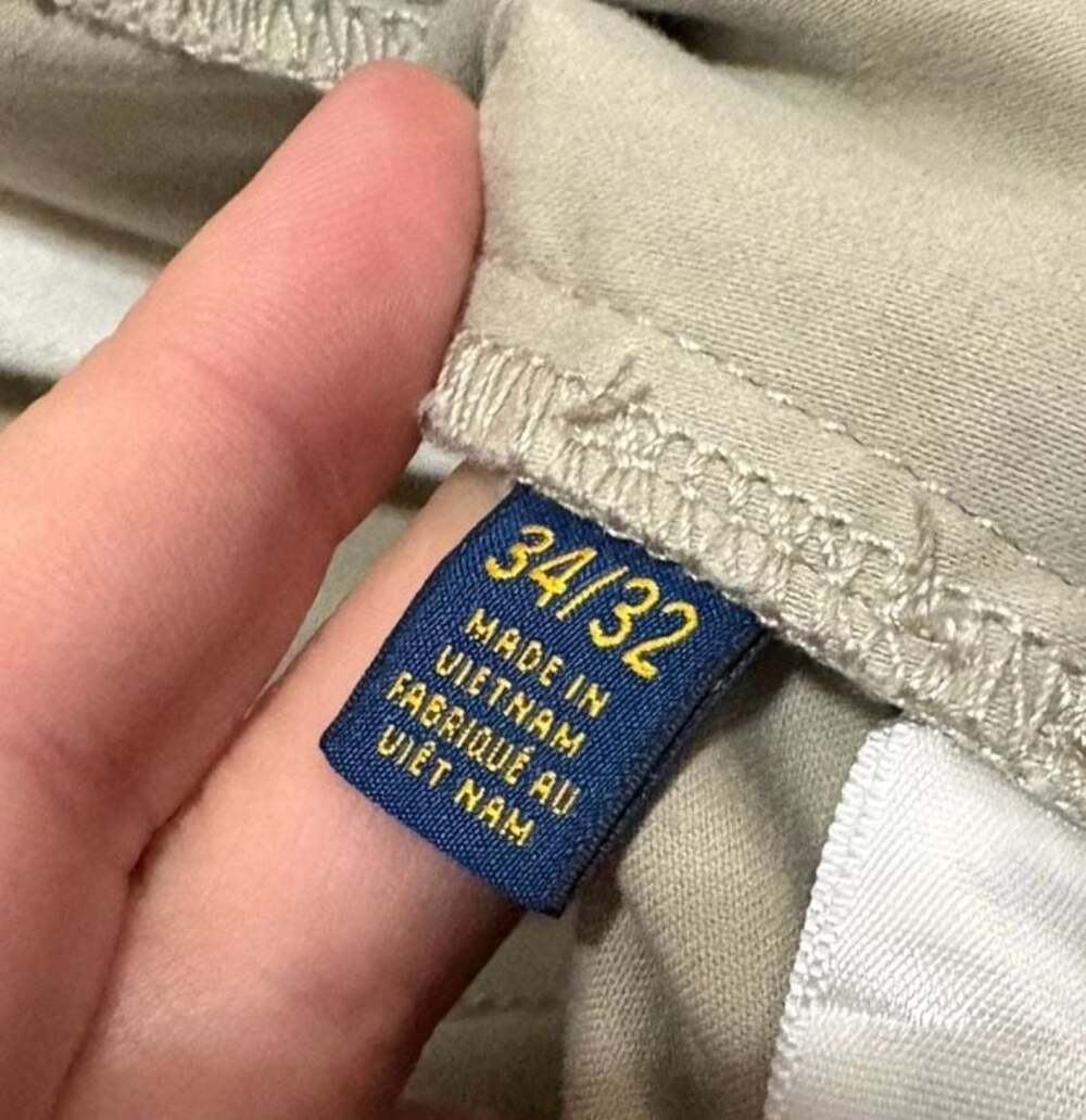 Polo Ralph Lauren Slim Straight Fit 5-Pocket Pants Khaki 34/32 - Picture 4 of 7